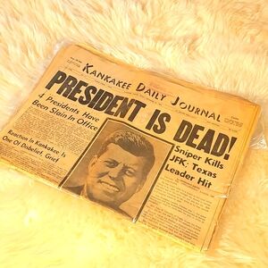 KANKAKEE DAILY JOURNAL PRESIDENT IS DEAD! 1963